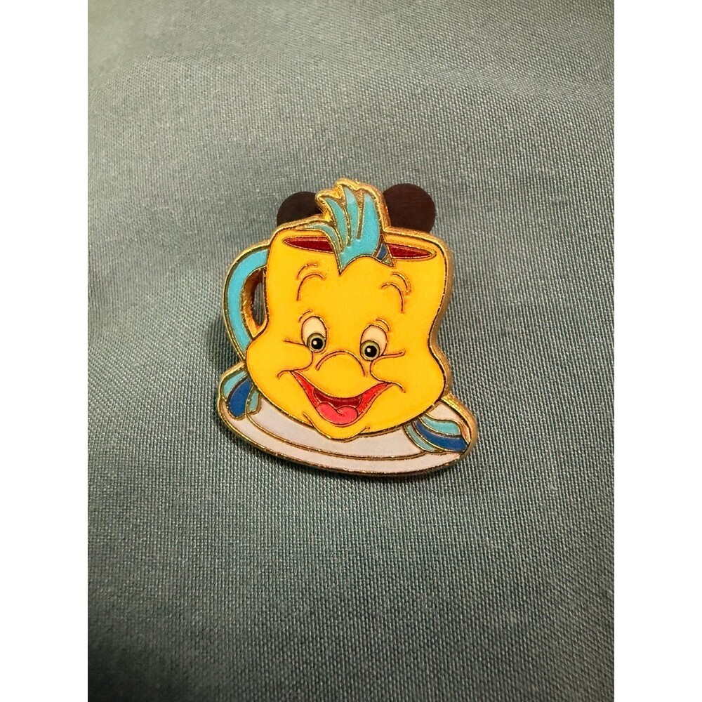 Disney Flounder teacup pin Shanghai Disney Resort's Princess Teapot and Cup Sets